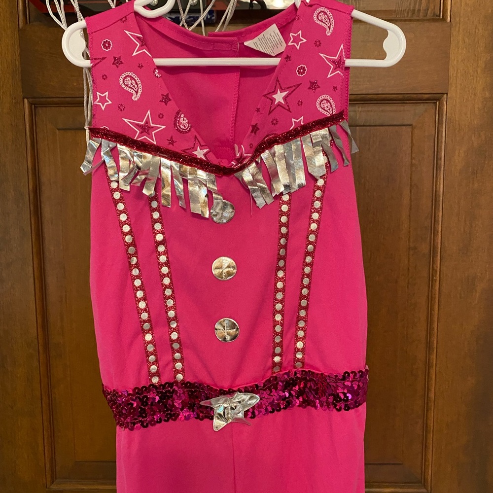 Pink Cowgirl Kids Costume
